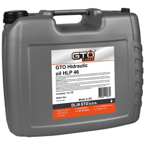 GTO Hidraulic oil HLP 46 - hidravlično olje